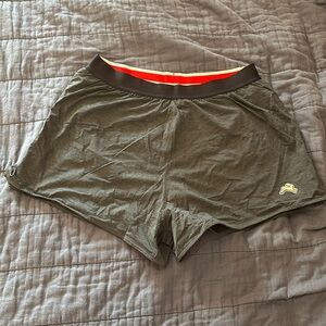 Tracksmith men’s session speed shorts, lined, size L, 3” inseam, NWOT